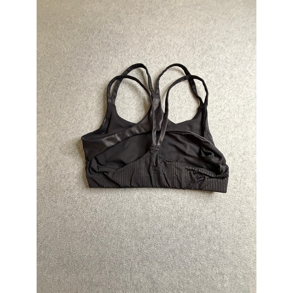 Fabletics Womens Black Racerback Sports Bra Double Strap Activewear Size S - Picture 2 of 4